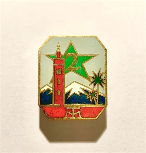 INSIGNE DU 2ÈME Régiment de Tirailleurs Marocains 2e RTM WW2