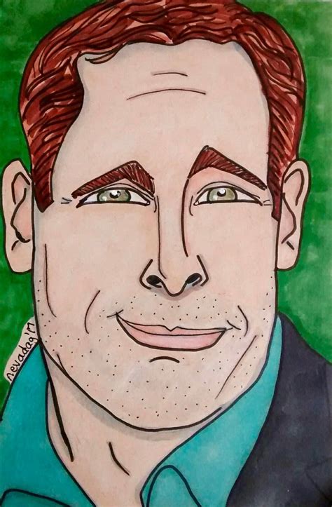 Steve Carell My Steve Carell Drawing For Caricature Resolu Flickr