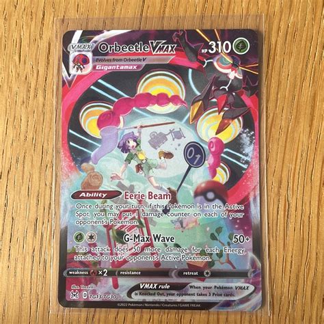 Orbeetle vmax full art secret rare alt art poke Köp på Tradera