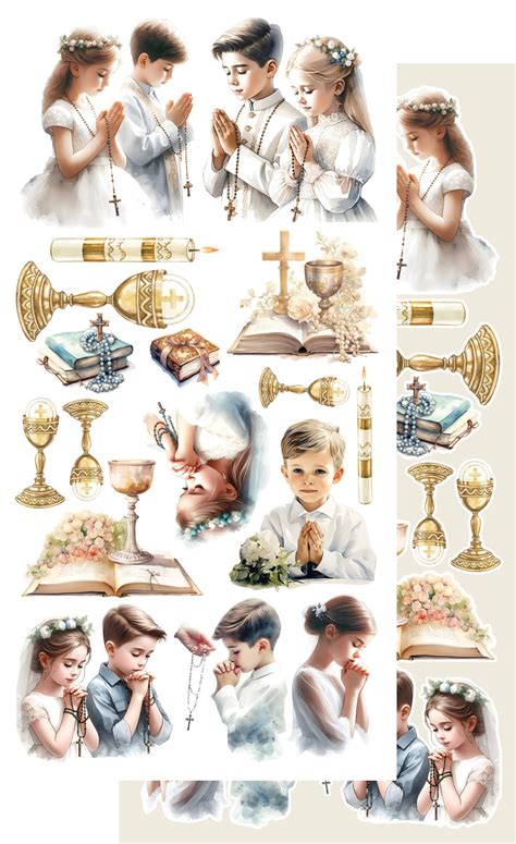 Zestaw Papier W Do Scrapbookingu X First Holy Communion Alchemy