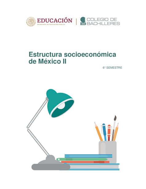 Pdf Estructura Socioeconómica De México Iipara La Asignatura De Estructura Socioeconómica