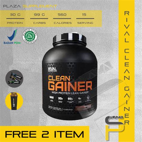 Jual Rival Clean Gainer 5 Lbs High Protein Gainer Rival Nutrition