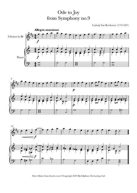 How To Play Clarinet For Beginners : HAPPY BIRTHDAY Clarinet Sheet ...