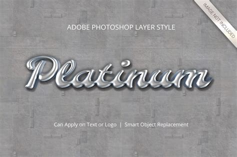 Style De Calque D Effet De Texte Photoshop PSD Premium