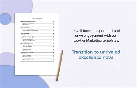 Marketing Best Practices For Media Appearances Manual Template In Pdf