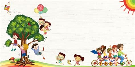 Children's Day Cartoon Background