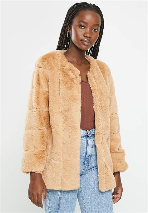 Faux Fur Jacket Tan Dailyfriday Jackets Superbalist