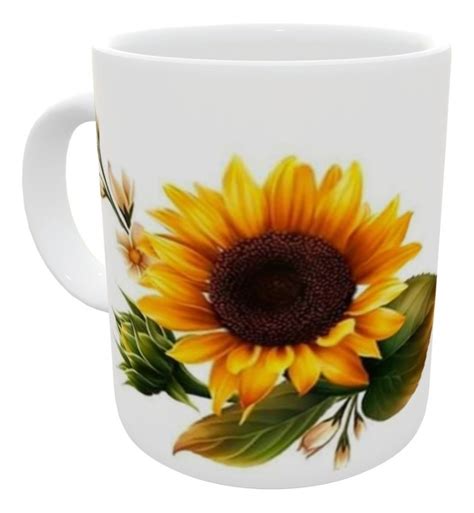 Caneca Personalizada Girassol Flor Mais Linda Mercado Livre