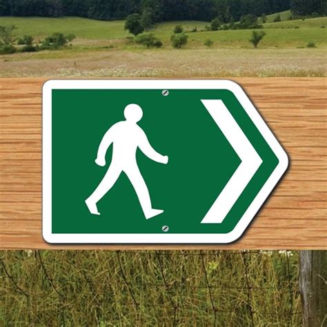 Jaf Graphics Footpath Arrow Sign