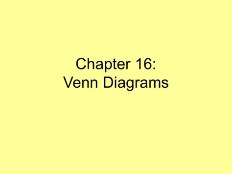 Venn Diagrams for Syllogisms