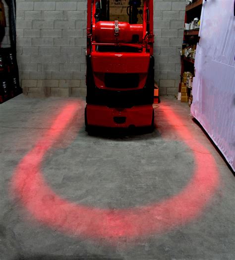 Barrier Warning Light For Forklift V Volt Red Colour Gulf Safety