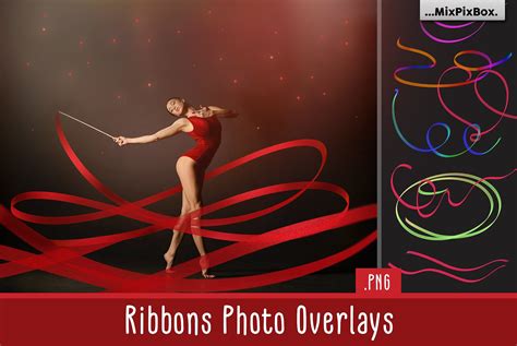 55 Ribbons Transparent Overlays 537733 Textures Design Bundles