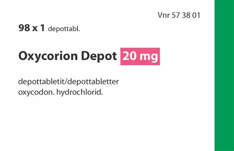 Oxycorion Depot Mg Depottabletti X Fol Verkkoapteekki Fi