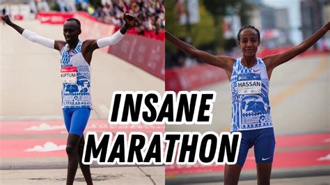 INSANE World Record 2023 Chicago Marathon Sifan Hassan Runs 2nd