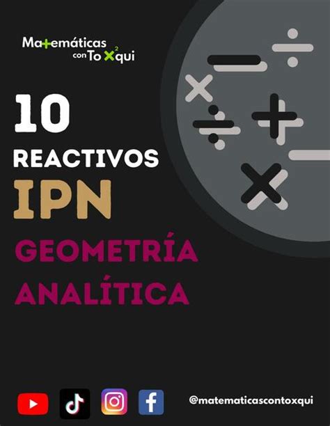 10 Reactivos De Geometria Analitica IPN Pdf Jatziri Sandoval UDocz