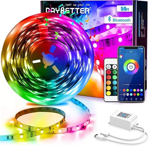 LED Streifen 10M VOYOMO LED Strips RGB SMD5050 20 Farben Mit 44