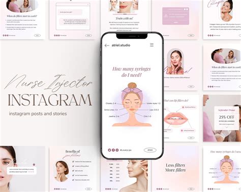 Aesthetic Nurse Instagram Templates Atriel