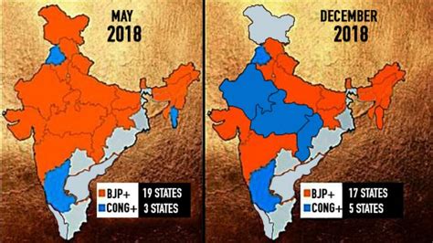 Bjp Ruled States In India Map 2018 Zip Code Map