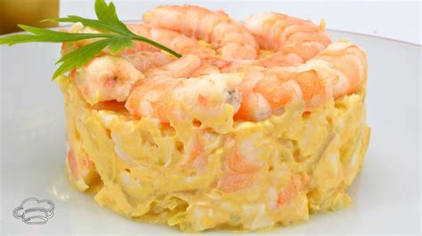 Ensaladilla De Gambas Receta De Ensaladilla Muy F Cil Y Con Pocos