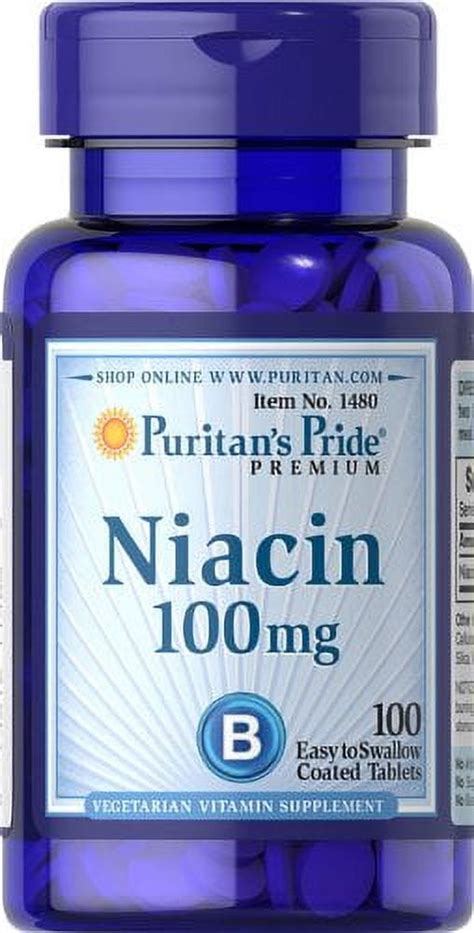 Puritan S Pride Niacin Mg Tablets Walmart