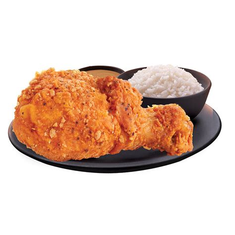 1 Pc Spicy Fried Chicken With Rice Solo Wendys Philippines