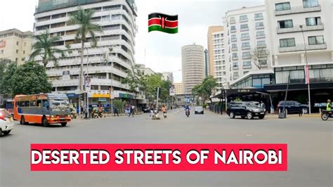 Situation In Nairobi Cbd Ahead Of Countrywide Protest Deserted Streets