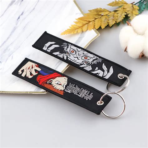 Anime Lanyards Cool Cartoon Jujutsu Kaisen Double Sided Embroidered