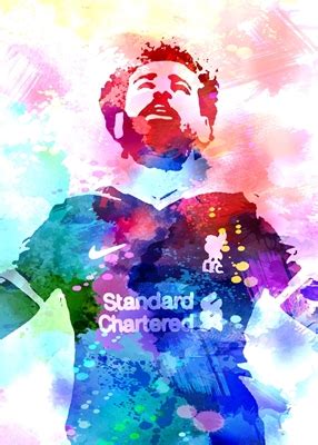 Mohamed Salah Posters Prints By Masdian Watercolor Printler