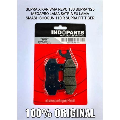 Jual Dispad Dispad Kampas Rem Cakram Depan Original Indoparts Honda