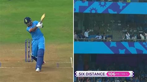 Watch Shreyas Iyer Hits Biggest Six Of Cricket World Cup