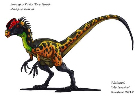 'Jurassic Park' Novel Dilophosaurus by Hellraptor | Jurassic park novel ...