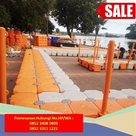 Jual Toko Kubus Apung Jembatan HDPE Di Makassar Surabaya HILDAN