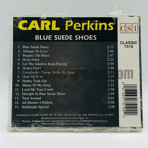 Carl Perkins: Blue Suede Shoes: CD – Mint Underground