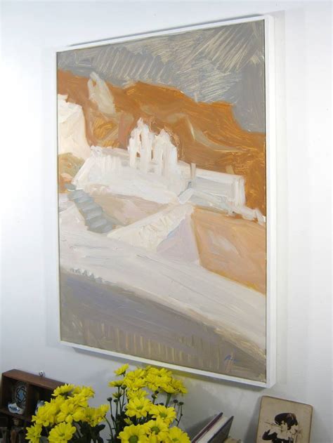 Bell Tower In Santorini Painting By Dumitru Bostan Junior Saatchi Art