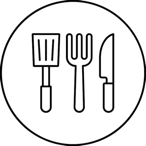 Premium Vector Kitchen Utensils Icon