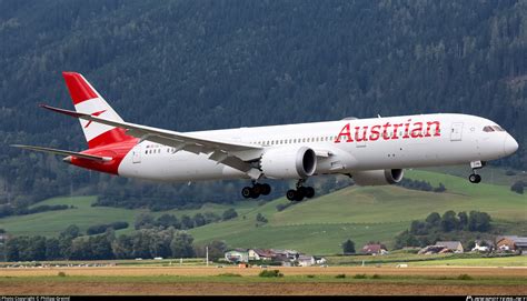 OE LPM Austrian Airlines Boeing 787 9 Dreamliner Photo By Philipp