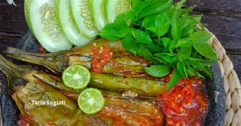 Resep Pecak Terong Part Oleh Tatik Sugiati Cookpad