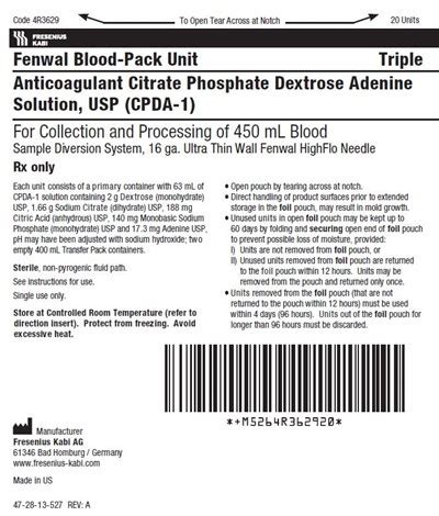 Ndc Cpda Anticoagulant Citrate Phosphate Dextrose Adenine