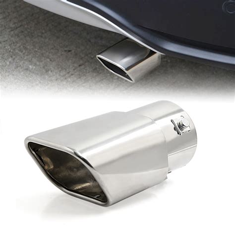 Universal Car Chrome Exhaust Tail Muffler Tip Pipe Fit Diameter