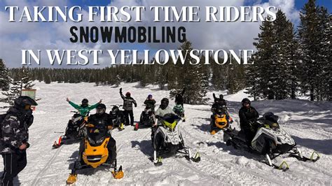 Snowmobiling With The Fam In West Yellowstone Montana Youtube