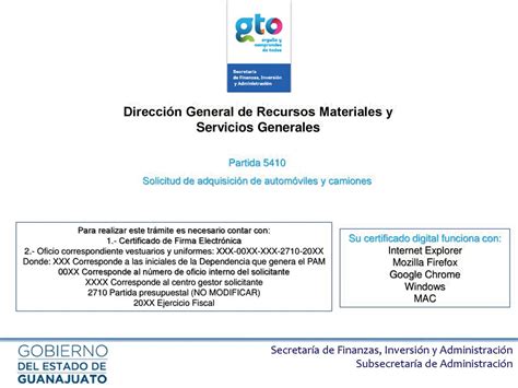 Direcci N General De Recursos Materiales Y Servicios Generales Ppt