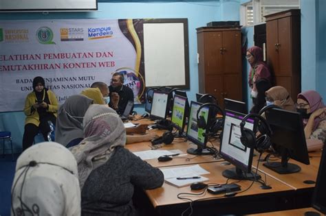 Pelatihan Pembuatan Dan Pemutakhiran Konten Web Bpm Unas Universitas