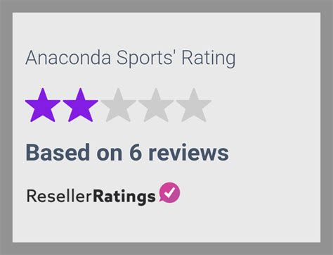 Anaconda Sports Reviews | 6 Reviews of Anacondasports.com | ResellerRatings