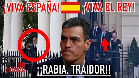 VAYA OVACIÓN El ATRONADOR RECIBIMIENTO en LONDRES al Rey Felipe VI qu