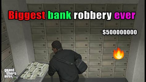 GTA 5 Biggest Bank Robbery Ever Dhoom 3 2020 Gameplay YouTube