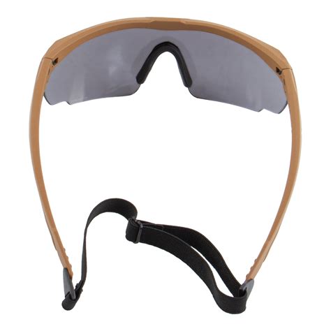 Blackhawk Frame Rubber Brown B Gelbrillen Schie Brillen