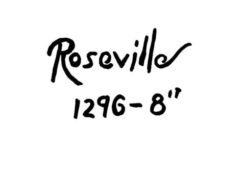 Roseville Pottery Marks: A Visual Guide with Easy Chart