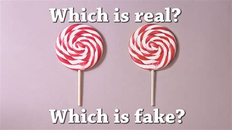 Fun Test: Which is Real? Lollipop Drawing Challenge! - YouTube