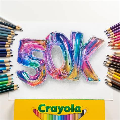 Crayola Colored Pencil Drawings