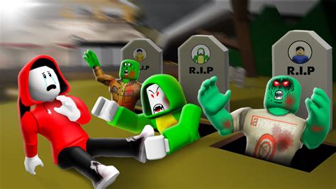 I Survived 100 Days With Overpowered Zombies Maizen Roblox Roblox